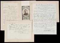 Two letters from William Henry Harrison relating to his service in the Civil War, and one from his father after he was captured by the Confederate forces