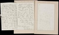 Two Autograph Letters Signed by Bvt. Major General Delos B. Sacket, to General Theophilus F. Rodenbough