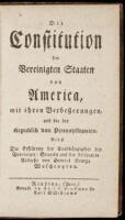 Die Constitution der Bereinigten Staaten von America