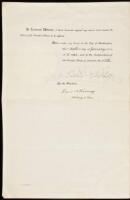Extradition Request by the President of the United States of America, For the Return of N.H. Stairs (alias Keith, alias Sumerfelt, alias G.H. Kaufman) Convicted of Forgery in the Sate of Missouri