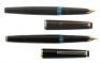 MONTBLANC: No. 32 Black and Green Resin Fountain Pens, Lot of Two - 2