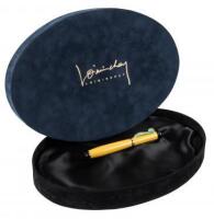 LOIMINCHAY: Mandarin Supreme Yellow Jade Clip Limited Edition Fountain Pen