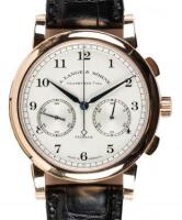 A. LANGE & SÖHNE: A Fine and Rare 18K Rose Gold Manual Wind 1815 Chronograph Wristwatch with Exhibition Back, Ref. 402.032