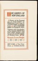 The Kirbys of New England: A History of the Descendants of John Kirby of Middletown, Conn and of Joseph Kirby of Hartford Conn and of Richard Kirby of Sandwich, Mass. Together with Genealogies of the Birgis, White and MacLaren families and the Ancestry of