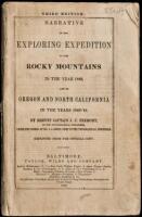 Narrative of the Exploring Expedition to the Rocky Mountains in the Year 1842, and to Oregon and North California in the Years 1843-'44