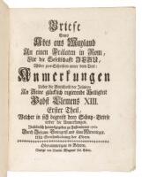 Briefe eines Abts aus Mayland an einen Pr&auml;laten in Rom, f&uuml;r die Gesellschaft Jesu, wider zwo Schriften unter dem Titel "Anmerkungen &uuml;ber die Bittschrift der Jesuiten An Seine... Heiligkeit Pabst Clemens XIII
