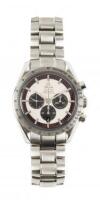 OMEGA: Speedmaster Michael Schumacher Panda Limited Edition Stainless Steel Automatic Calendar Chronograph Wristwatch, Ref. 3559.32.00