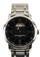 BAUME & MERCIER: Classima Executive 8689 Stainless Steel Automatic Wristwatch with Balance Wheel Display