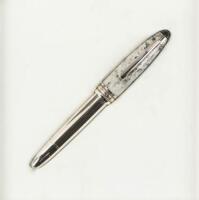 MONTBLANC: Soulmakers for 100 Years Sterling Silver & Granite Limited Edition Fountain Pen