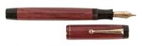 PARKER: Duofold Senior Fountain Pen, Rose and Black Herringbone, UK