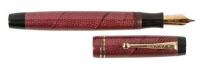 PARKER: Duofold Junior Fountain Pen, Rose and Black Herringbone, UK