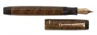 PARKER: Duofold Senior Fountain Pen, Brown and Black Herringbone, UK