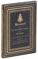Banquet Given to Sir John Pender, K.C.M.G., at the H&ocirc;tel M&eacute;tropole, on Monday Evening, April 23, 1888.