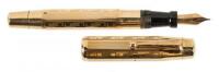 PARKER: Duofold Junior, Full 18K Rolled Gold Overlay, Rare