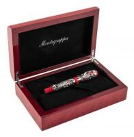 MONTEGRAPPA: Eternal Bird Sterling Silver Limited Edition Rollerball Pen * ARTIST'S PROOF