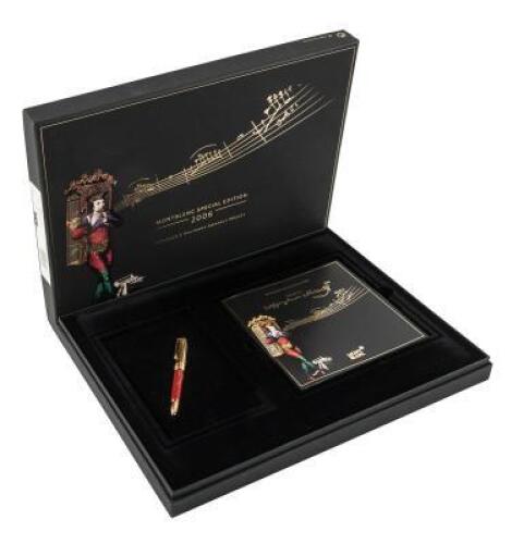 MONTBLANC: Meisterst&uuml;ck Hommage a Wolfgang Amadeus Mozart Special Edition Coral Limited Edition Fountain Pen