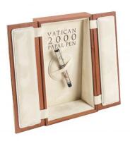 MONTEGRAPPA: Vatican 2000 Papal Sterling Silver Limited Edition Fountain Pen: Special 476 Premiere Version