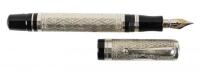 MONTEGRAPPA: Cosmopolitan Arabian Sterling Silver Limited Edition Fountain Pen