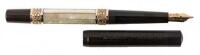 WATERMAN: No. 612 Black Hard Rubber Eyedropper Fountain Pen, Perfect Mother-of-Pearl Slabs