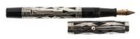 WATERMAN: No. 403 Sterling Silver Basketweave Overlay Lever-Filler Fountain Pen