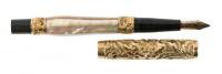 PARKER: No. 47 "Pregnant Parker" Lucky Curve Fountain Pen, Mother-of-Pearl Panels