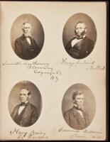 Photo album of members of the New York State Assembly, 1861