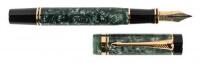 PARKER: Duofold Centennial Mark I Marbled Green "American Express" Special Edition