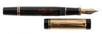 PARKER: Duofold Centennial Pearlized Brown Gold Cap Fountain Pen