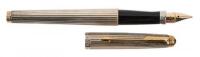 PARKER 75 Sterling Silver Godron Pattern Fountain Pen