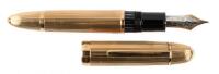 MONTBLANC: Meisterstück 149 18K Solid Gold Fountain Pen by Lefèvre