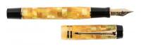 PARKER: Duofold "Check" Citrine Yellow Fountain Pen