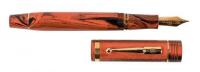 CONWAY STEWART: Churchill Woodgrain Ebonite Fountain Pen, Large