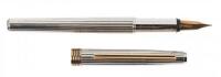 CHRISTIAN DIOR: White Metal Fountain Pen