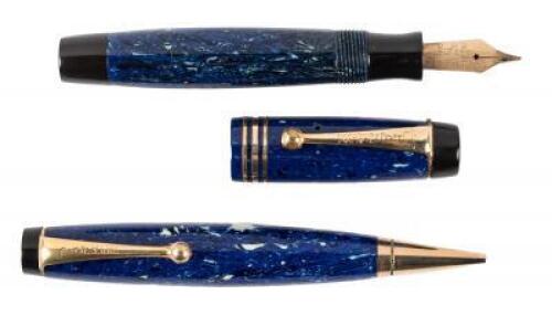 PARKER: Duofold Vest Pocket Fountain Pen and Propelling Pencil, Lapis Blue, Canadian, Original Box