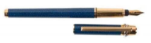 CARTIER: Must de Cartier Lapis Lazuli Chinese Lacquer Fountain Pen