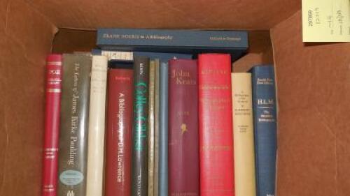 Approximately 14 Volumes mostly Bibliographies