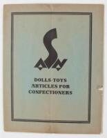 German Doll, Toy, and Confectioners' Articles Trade Catalogue, Produced for the American Marketplace