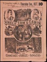 Program for a theatrical production of Uncle Tom's Cabin