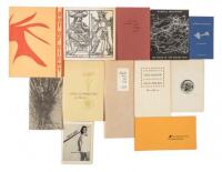 Twelve poetry chapbooks from the library of Glenn Todd