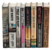 Eight signed volumes by Larry McMurtry