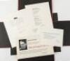Rattlesnake August - proof sheets and related ephemera - 2