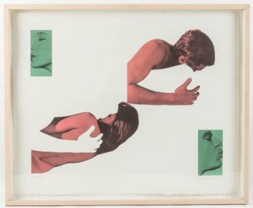 Lithographic print by John Baldessari to accompany the Arion Press edition of The Life and Opinions of Tristram Shandy