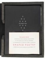 Shaped Poetry: A Suite of 30 Typographic Prints Chronicling this Literary Form from 300BC to the Present