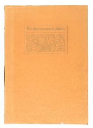 The Sermon on the Mount - scarce 1917 printing