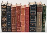 Nine volumes published by the Franklin Library, all signed