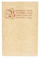 A Brief Catalog of the Published Works of Bohemian Club Authors