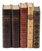 Five volumes finely bound