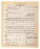 Six facsimile sheet music scores signed by the composer - 5