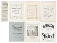 Collection of music ephemera and sheet music related to Jewish composers in America