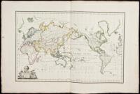 Mappe-Monde sur la Projection Reduite de Mercator